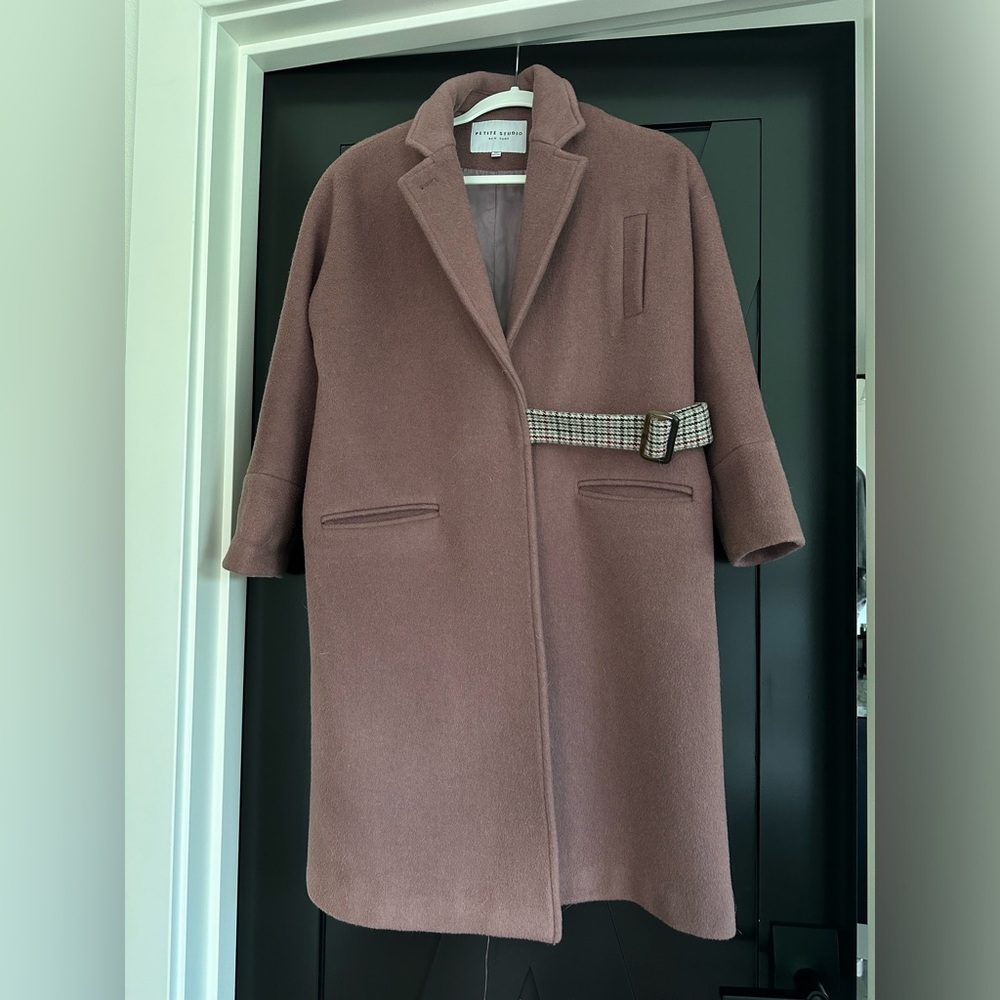 Petite Studio 100% Wool Coat